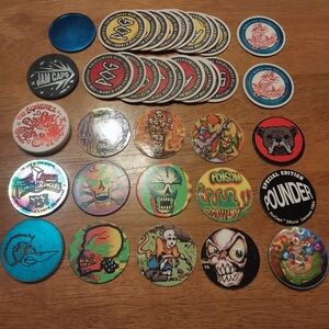 Colorful Collectible Pogs Set